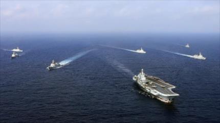China lanza ejercicios navales en demostración de fuerza ante EEUU