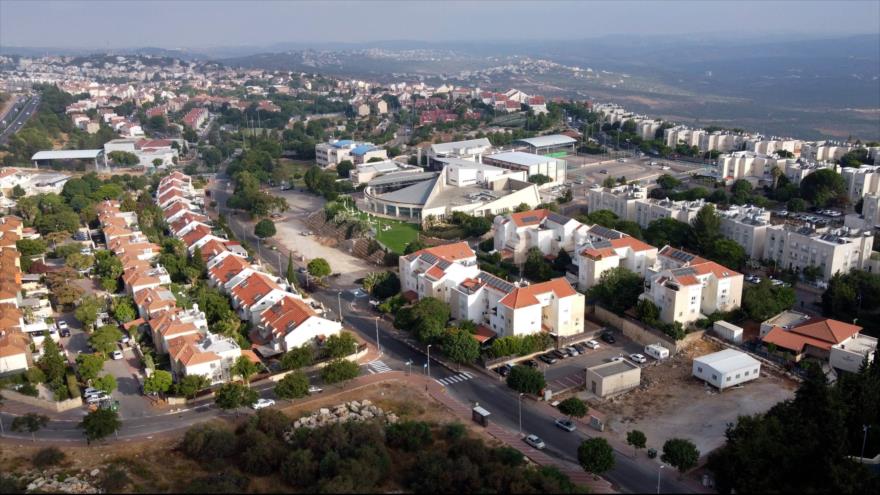 Vista general del asentamiento ilegal israelí Ariel, en la ocupada Cisjordania, 1 de julio de 2020. (Foto: AFP)