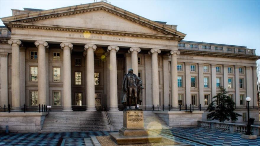 Sede del Departamento del Tesoro de Estados Unidos en Washington, la capital.