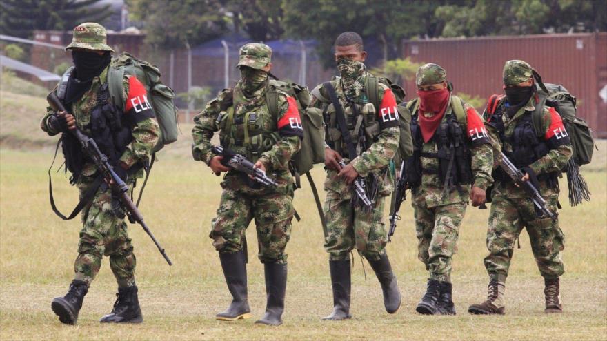 Integrantes de la guerrilla del Ejército de Liberación Nacional (ELN) de Colombia.