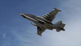 Vídeo: Cazas rusos bombardean posiciones de terroristas en Idlib