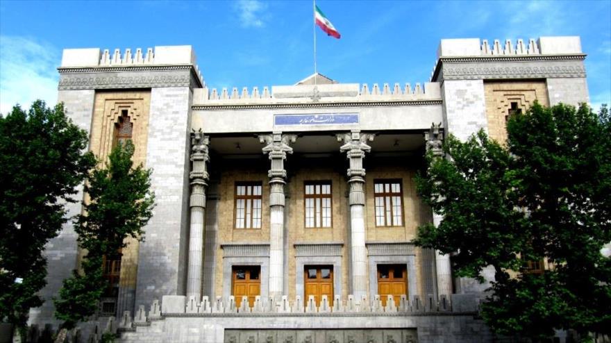 Sede de la Cancillería de Irán, en la capital Teherán.