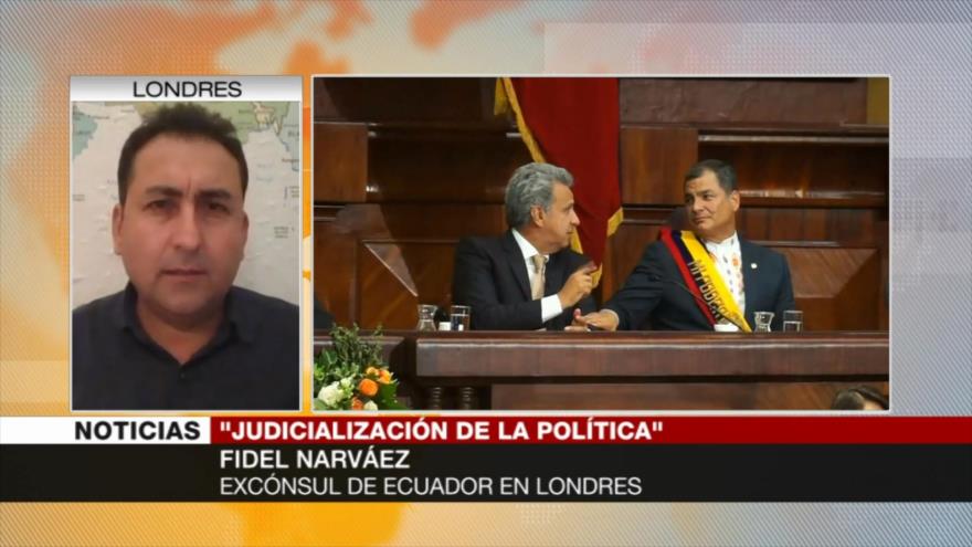 Narváez: Poder Judicial de Ecuador está politizado contra Correa
