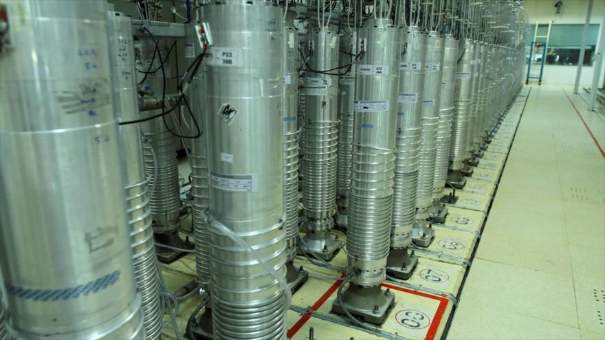 Centrifugadoras en la instalación de enriquecimiento de uranio de Natanz, 5 de noviembre de 2019.