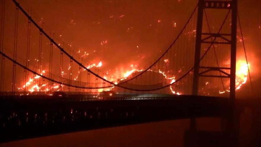 California reporta altos índices de contaminación por incendios