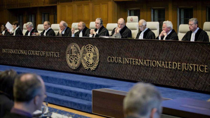 
Una sesión de la Corte Internacional de Justicia (CIJ) en la ciudad de La Haya (Países Bajos).
