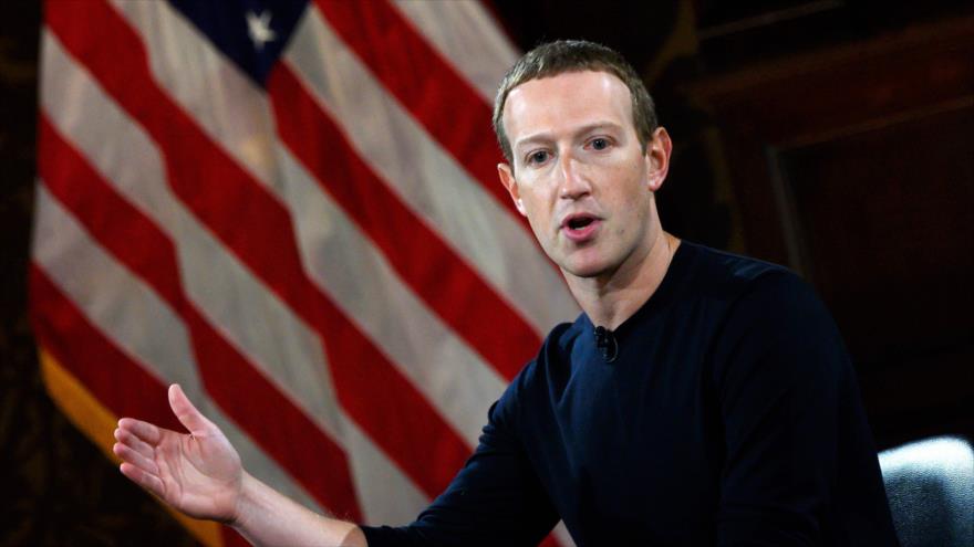 El fundador de Facebook, Mark Zuckerberg, ofrece una charla en la Universidad de Georgetown en Washington, DC., 17 de octubre de 2019. (Foto: AFP)