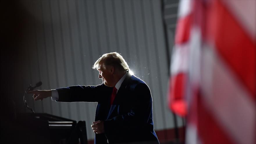 El presidente de EE.UU., Donald Trump, en Swanton, Ohio, 21 de septiembre de 2020. (Foto: AFP)