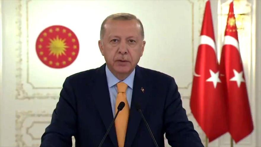 Erdogan: EEUU es cómplice de crímenes de Israel contra palestinos | HISPANTV