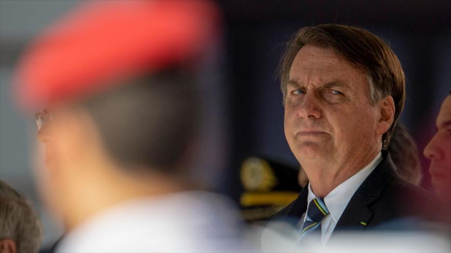 El presidente brasileño, Jair Bolsonaro, asiste a una ceremonia en Río de Janeiro, Brasil, 6 de mayo de 2019. (Foto: AFP)