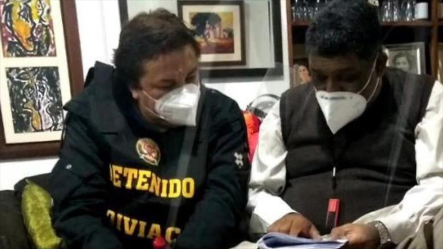 Exasesor del presidente peruano detenido por caso de contratos irregulares, 02 de octubre de 2020.