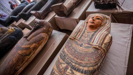 Descubren 59 ataúdes de 2600 años de antigüedad en Egipto