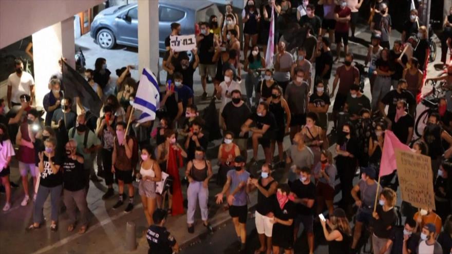 Miles de israelíes reclaman la renuncia de Netanyahu