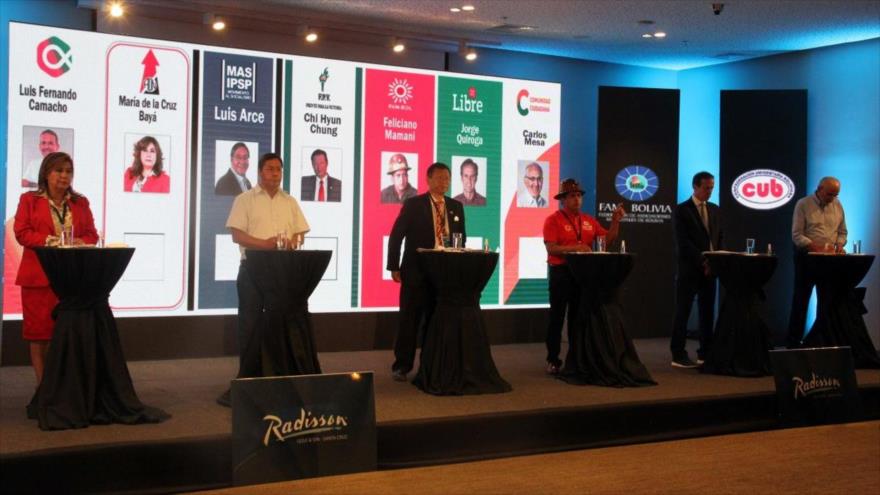 Bolivia decide: candidatos se enfrentan en el primer duelo electoral