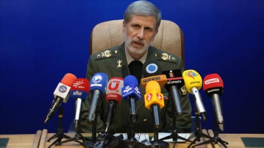El ministro de Defensa de Irán, el general de brigada Amir Hatami, en un acto oficial en la ciudad de Mashad, 6 de septiembre de 2020.