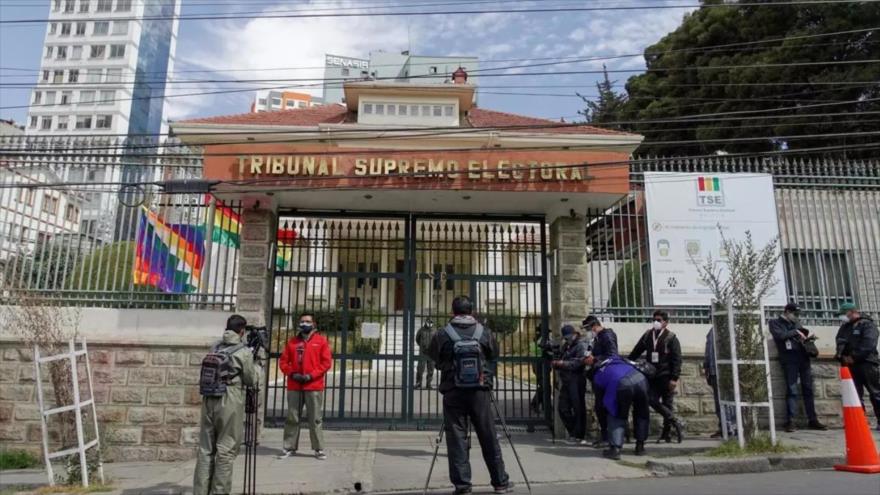Sede del Tribunal Supremo Electoral de Bolivia en La Paz (capital administrativa).