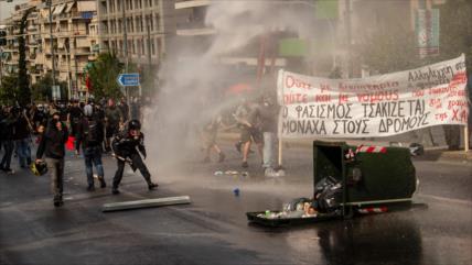 Choques en Atenas por decisión de tribunal contra partido neonazi