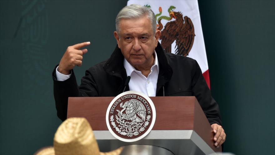 El presidente mexicano, Andrés Manuel López Obrador, durante una reunión en Ciudad de México, 26 de septiembre de 2020. (Foto: AFP)