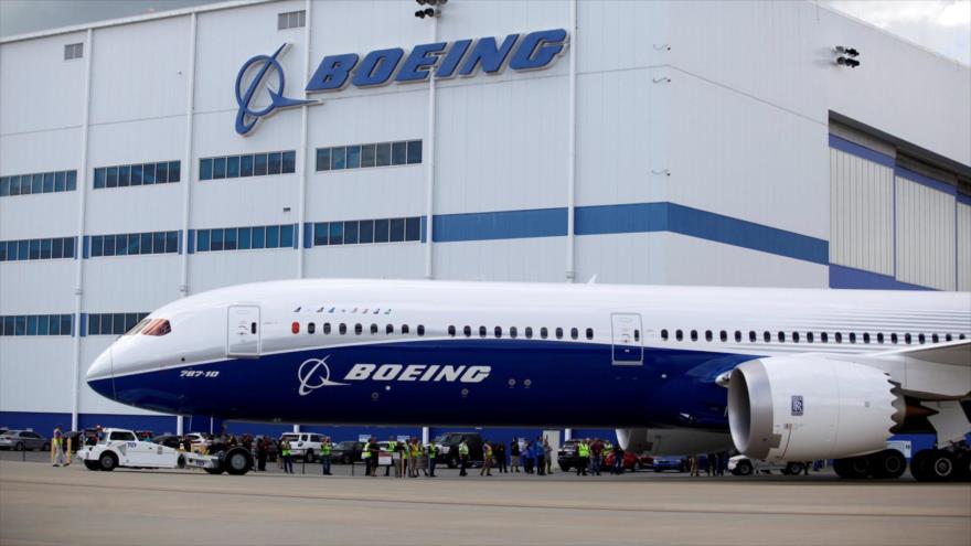 Un avión de pasajeros Boeing 787.