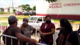 Protestan migrantes en México, denuncian maltrato de autoridades