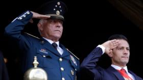 Detienen en EEUU al secretario de Defensa de Peña Nieto
