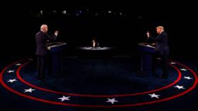 Biden y Trump chocan con sus visiones opuestas en el último debate