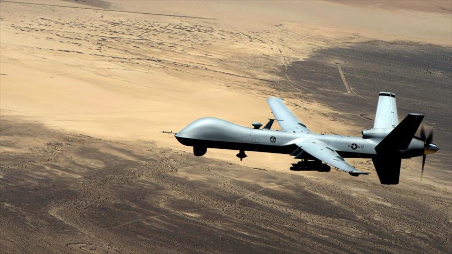 General Atomics MQ-9 Reaper (anteriormente llamado Predator B) vehículo aéreo no tripulado o avión teledirigido de la Fuerza Aérea de EE.UU.