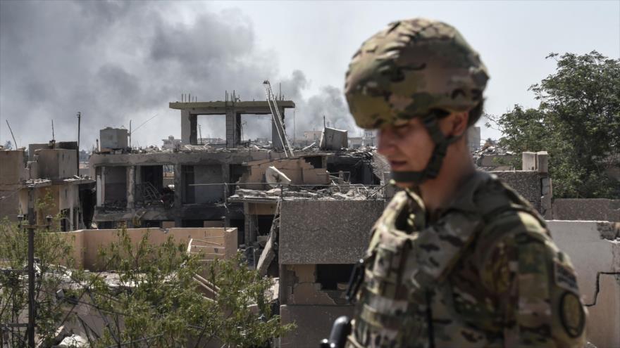 Un soldado estadounidense en la ciudad iraquí de Mosul, 21 de junio de 2017. (Foto: AFP)