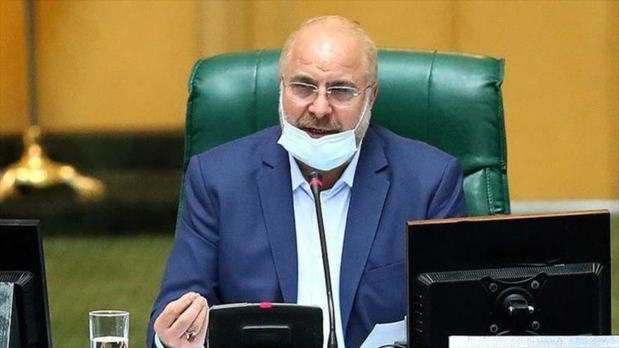 El presidente de la Asamblea Consultiva Islámica de Irán (Mayles), Mohamad Baqer Qalibaf.