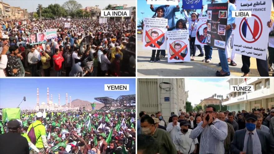 Protesta contra Macron. Elecciones en EEUU. Terrorismo contra Caracas - Boletín: 01:30 - 30/10/2020