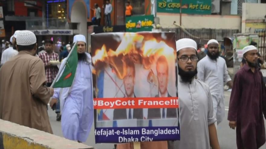 Continúa la ola de protestas en los países musulmanes contra Macron