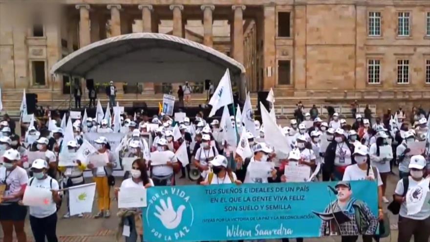 Continúa en Bogotá la marcha por la paz de las FARC | HISPANTV