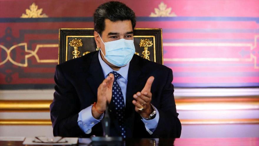 El presidente venezolano, Nicolás Maduro, en un acto oficial en Caracas, la capital.