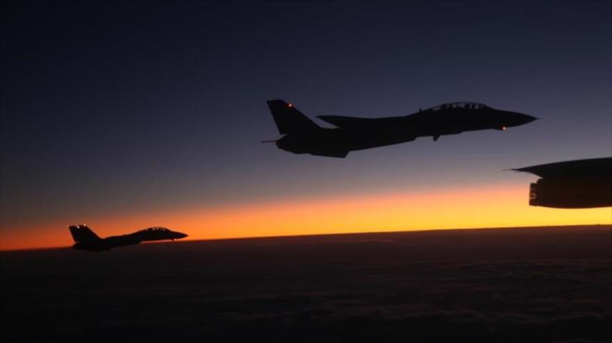 Aviones de la Fuerza Aérea del Ejército de Irán, en pleno vuelo durante una misión. (Foto: Aja.ir)