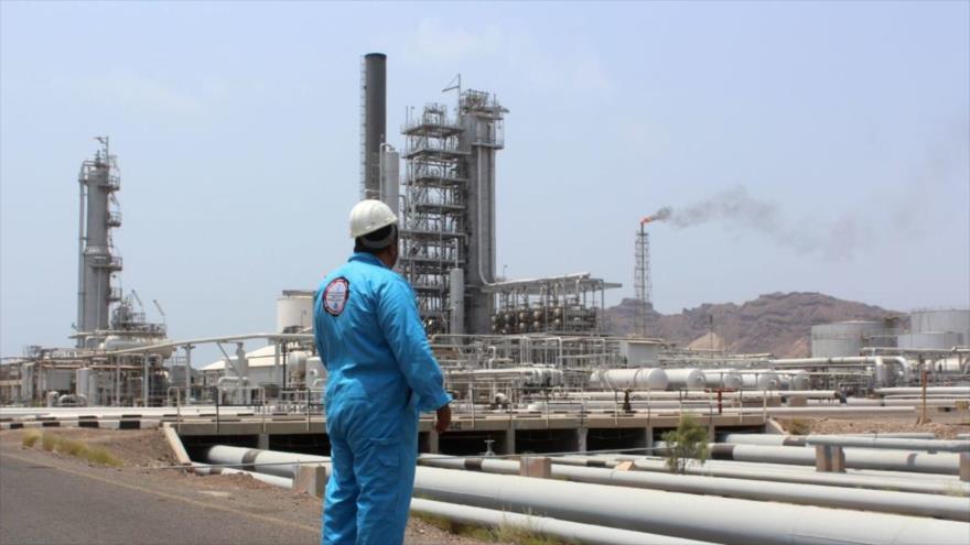 Una planta petrolífera de Yemen.