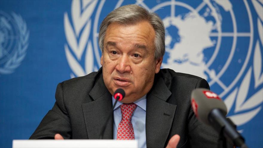 El secretario general de la Organización de las Naciones Unidas (ONU), António Guterres.