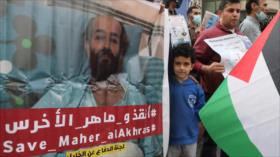 Preso palestino suspende su huelga de hambre tras 103 días