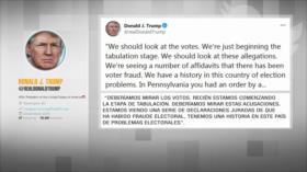 Trump sigue tachando de corrupto el sistema electoral 