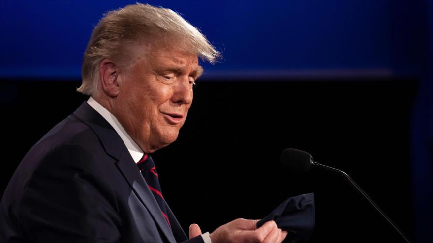 El presidente de EE.UU., Donald Trump, ofrece un discurso en Ohio, 30 de septiembre de 2020. (Foto: AFP)