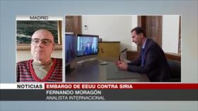Moragón: Con Gobierno de Biden, tendremos más sanciones a Siria