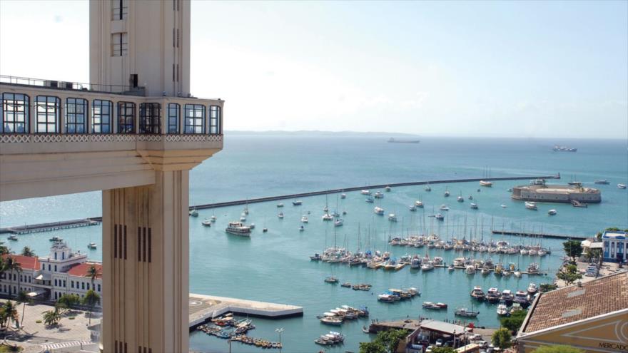 Vista de la ciudad brasileña de Salvador de Bahía.a