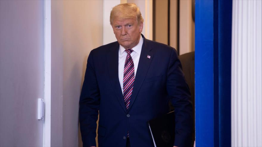 El presidente de EE.UU., Donald Trump, en la Casa Blanca en Washington, DC., 5 de noviembre de 2020. (Foto: AFP)