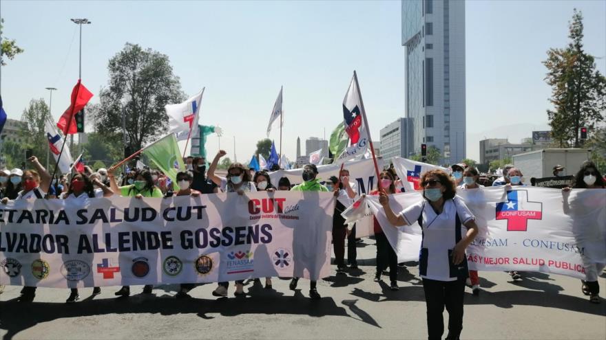 Sector de la Salud inicia paro general para exigir mejoras en Chile