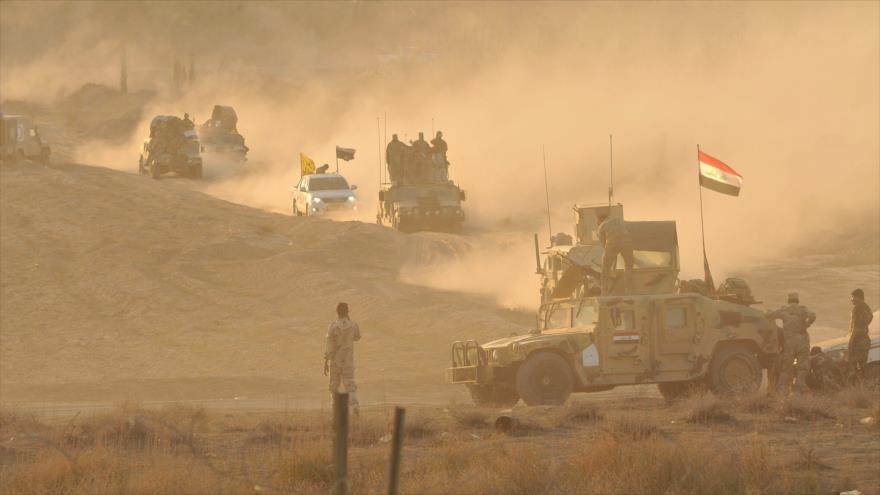 Combatientes de Al-Hashad Al-Shabi en una operación contra Daesh en la provincia de Diyala, Irak. (Foto: Reuters)