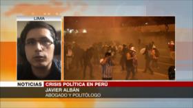 Albán: Merino hizo un atropello severo a la democracia en Perú