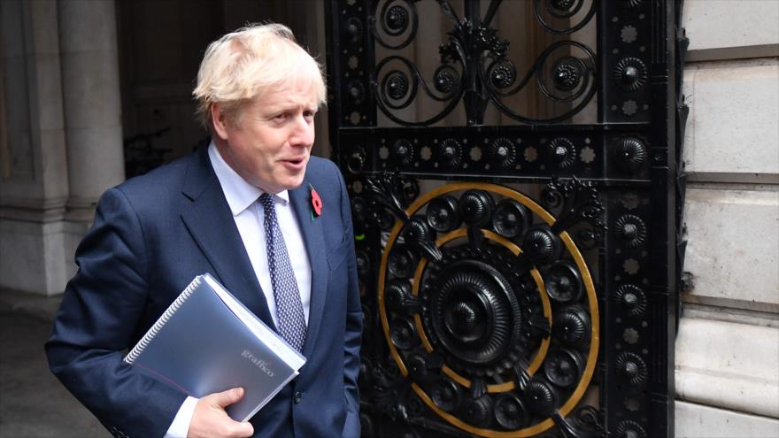 El primer ministro británico, Boris Johnson, tras una reunión del Gabinete en Londres, capital, 10 de noviembre de 2020. (Foto: AFP)