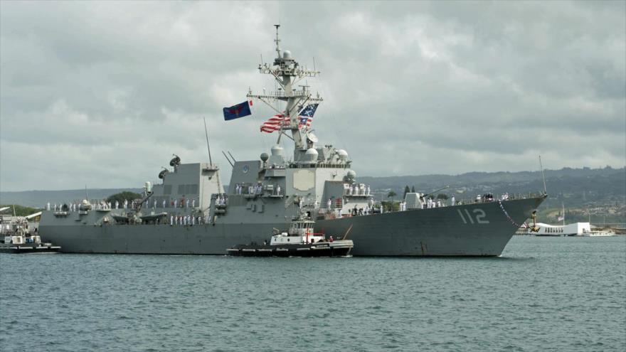 El buque de guerra de EE.UU. USS Michael Murphy.
