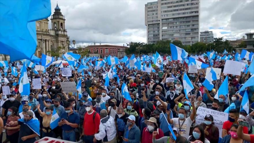 Guatemaltecos ya no toleran al presidente Alejandro Giammattei