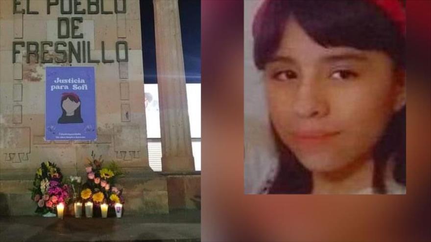 Sofía Alejandra Acosta Valdez, la menor de 12 años que fue asesinada en Fresnillo, Zacatecas, México.