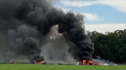 Vídeo: Se estrella avión militar israelí; hay dos muertos